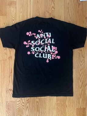 Anti Social Social Club Black Cherry Blossom T-Shirt